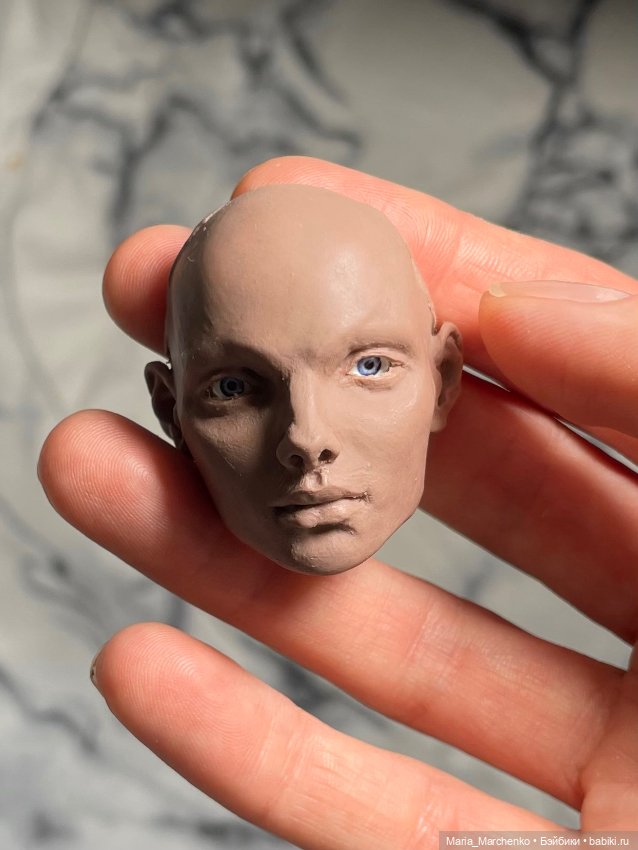 Показываю голову — Авторские шарнирные куклы своими руками: лепка