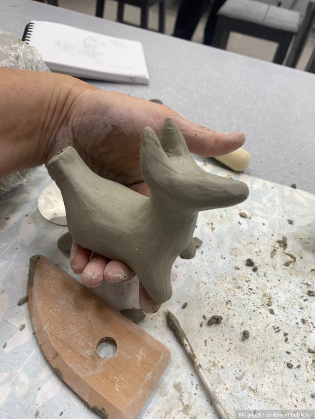 Начало учебного года ❤️ Свистулька собачка ( Урок скульптуры ) (фото 2)