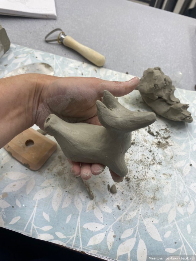 Начало учебного года ❤️ Свистулька собачка ( Урок скульптуры )