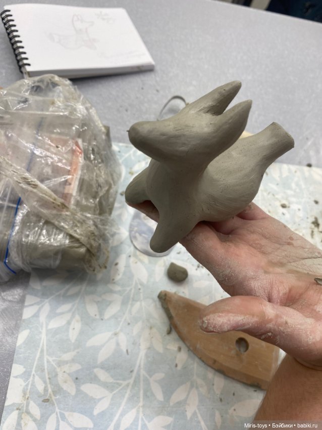 Начало учебного года ❤️ Свистулька собачка ( Урок скульптуры ) (фото 4)