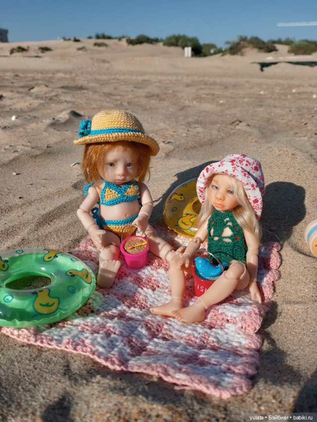 Мы на море, день первый — Домашние фото авторских кукол: личные коллекции