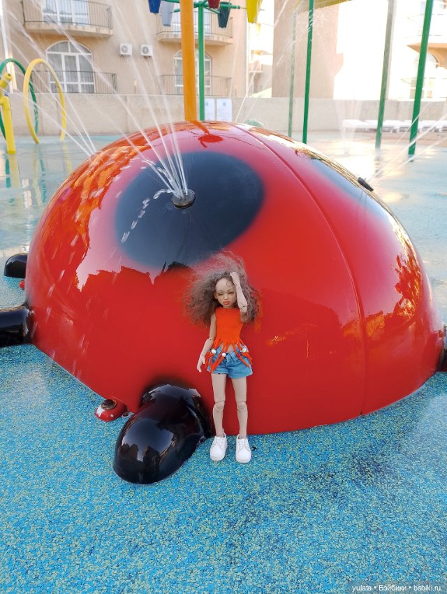 Наоми в аквапарке — Домашние фото авторских кукол: личные коллекции