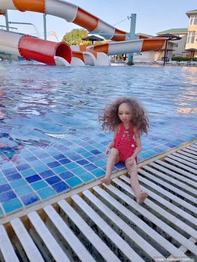 Наоми в аквапарке — Домашние фото авторских кукол: личные коллекции (фото 5)