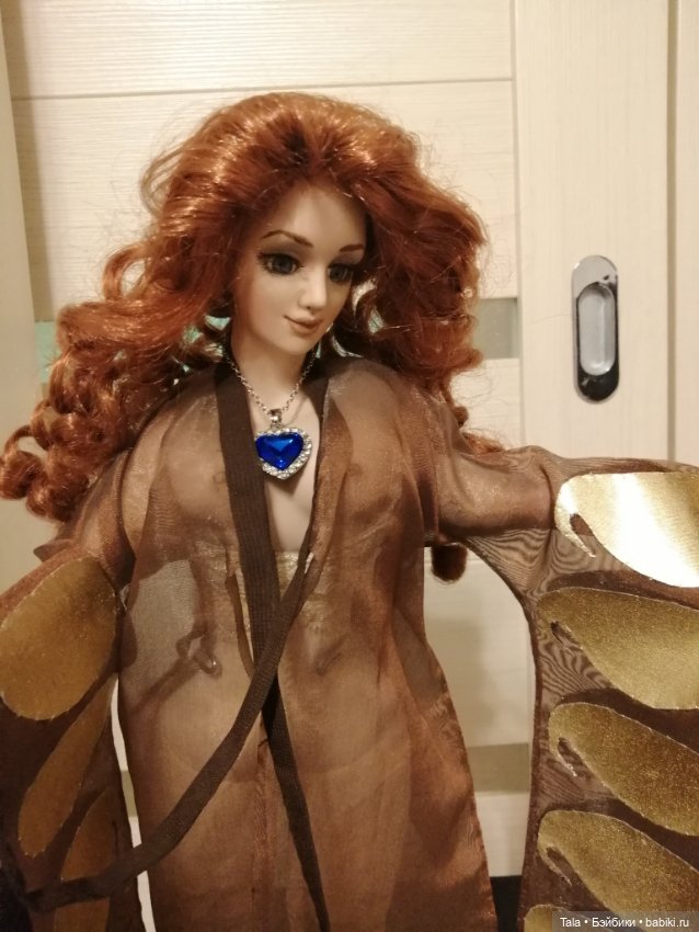 Прозрачное кимоно Розы — Одежда и обувь для кукол своими руками: фото (фото 4)