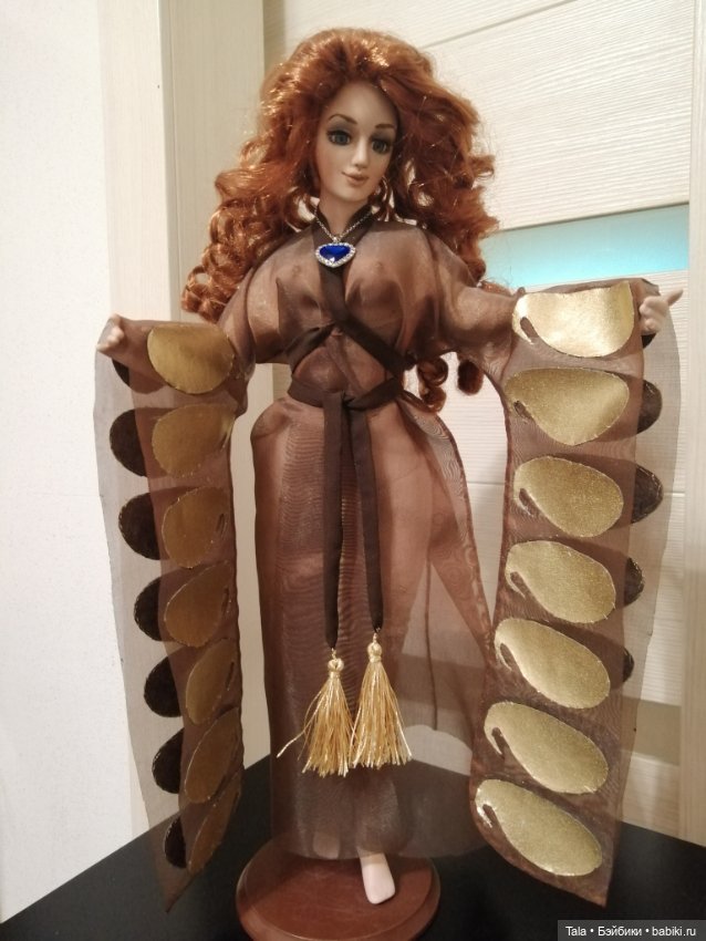 Прозрачное кимоно Розы — Одежда и обувь для кукол своими руками: фото (фото 8)