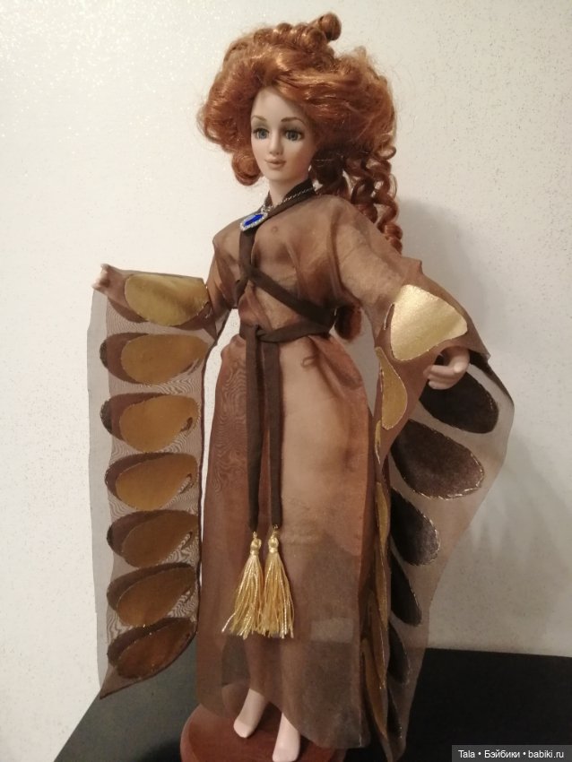 Прозрачное кимоно Розы — Одежда и обувь для кукол своими руками: фото (фото 10)