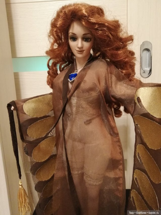 Прозрачное кимоно Розы — Одежда и обувь для кукол своими руками: фото