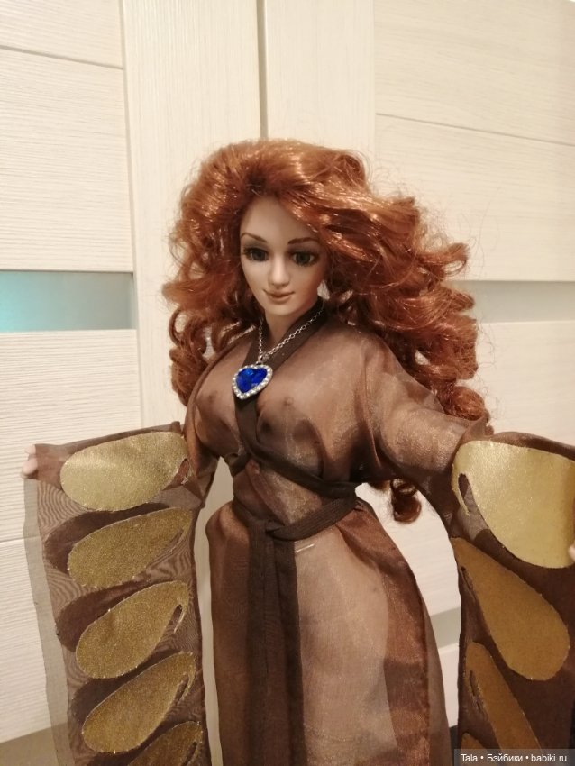 Прозрачное кимоно Розы — Одежда и обувь для кукол своими руками: фото