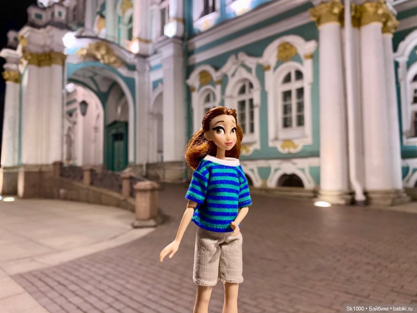По ночному городу — Куклы Disney Animators и Принцессы Диснея: Disney Store