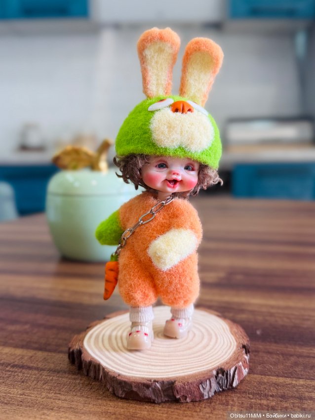 Заяц-непослушаец — Куклы и тела Obitsu 11 (Ob11): гибриды (фото 3)