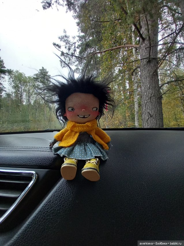 Матильда в лесу — Текстильные игрушки и примитивы: кофейные