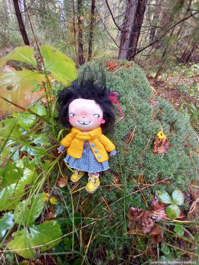 Матильда в лесу — Текстильные игрушки и примитивы: кофейные (фото 8)