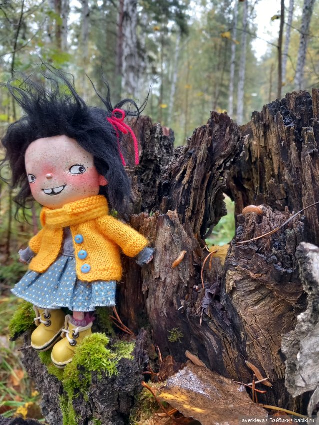 Матильда в лесу — Текстильные игрушки и примитивы: кофейные (фото 3)
