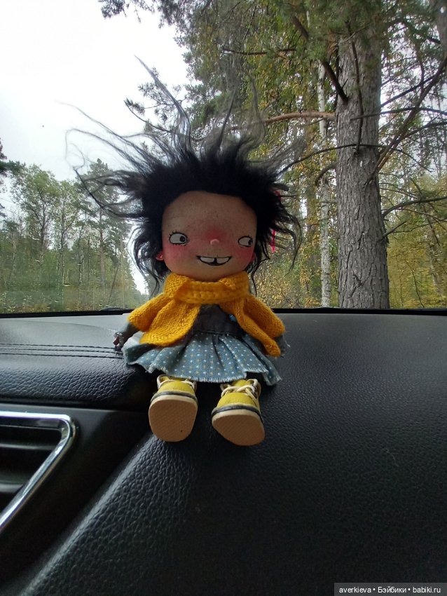 Матильда в лесу — Текстильные игрушки и примитивы: кофейные