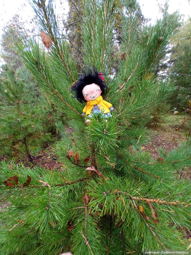 Матильда в лесу — Текстильные игрушки и примитивы: кофейные (фото 9)