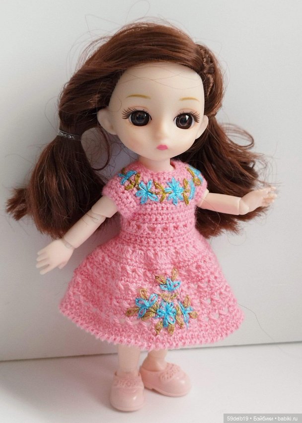 Платье цвета утренней зари для баболи