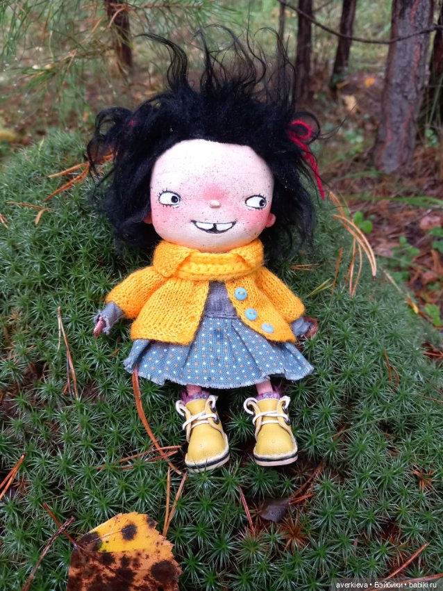 Матильда в лесу — Текстильные игрушки и примитивы: кофейные (фото 7)