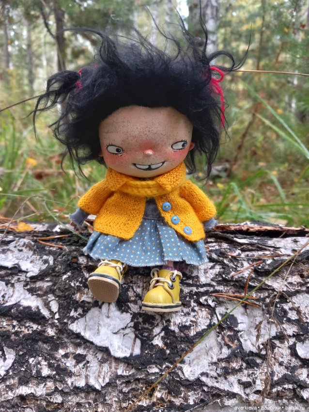 Матильда в лесу — Текстильные игрушки и примитивы: кофейные