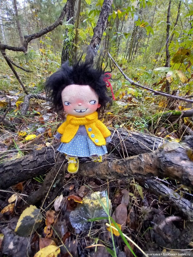 Матильда в лесу — Текстильные игрушки и примитивы: кофейные