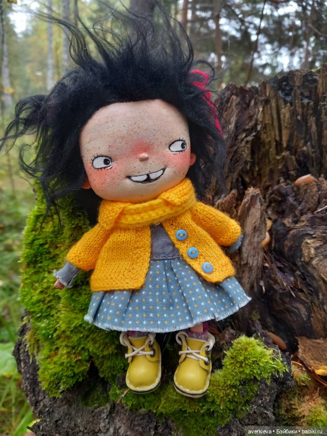 Матильда в лесу — Текстильные игрушки и примитивы: кофейные (фото 2)