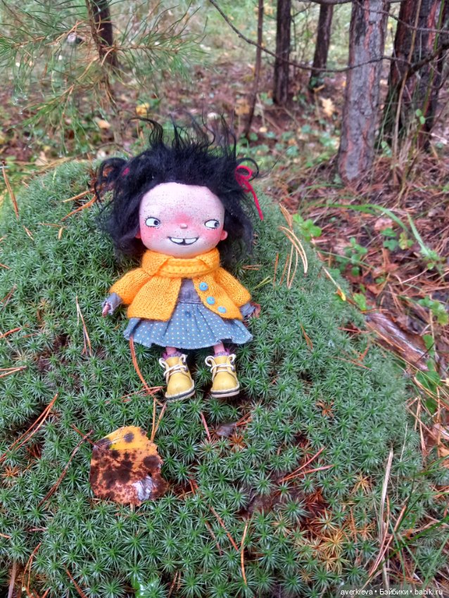 Матильда в лесу — Текстильные игрушки и примитивы: кофейные (фото 6)
