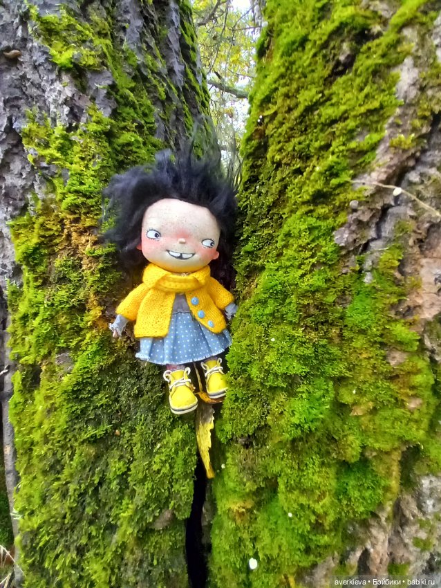 Матильда в лесу — Текстильные игрушки и примитивы: кофейные