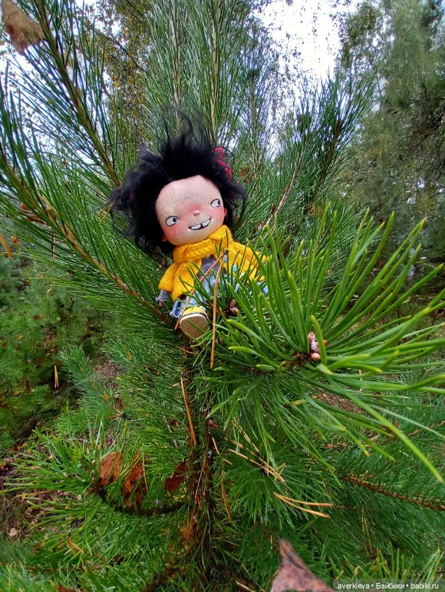 Матильда в лесу — Текстильные игрушки и примитивы: кофейные (фото 10)
