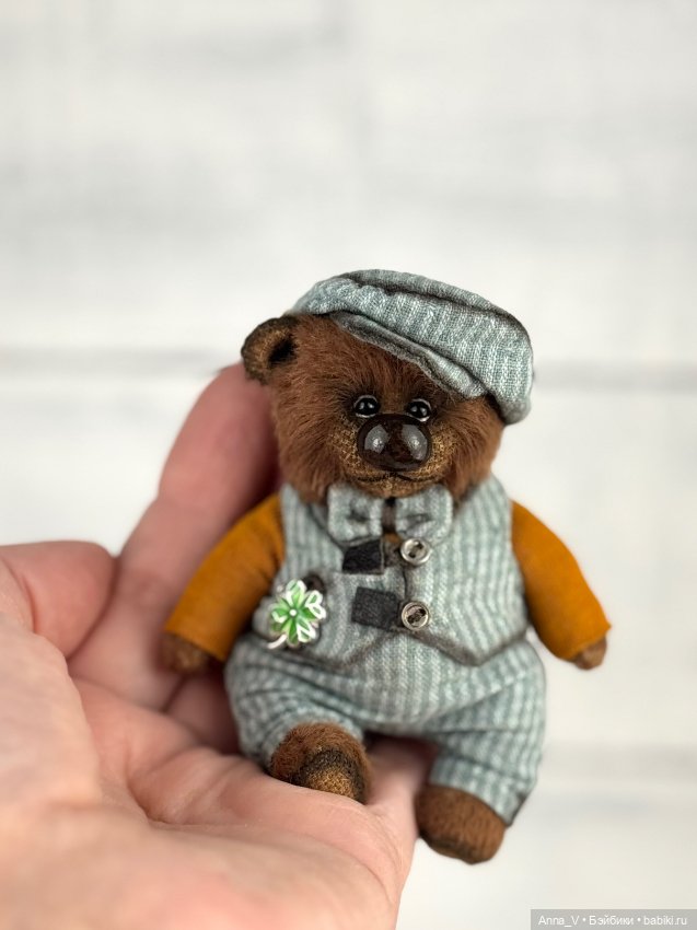 Тедди мишка Шурик — Авторские мишки Тедди и друзья: фото (фото 3)