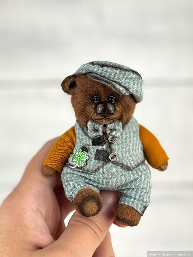 Тедди мишка Шурик — Авторские мишки Тедди и друзья: фото (фото 2)