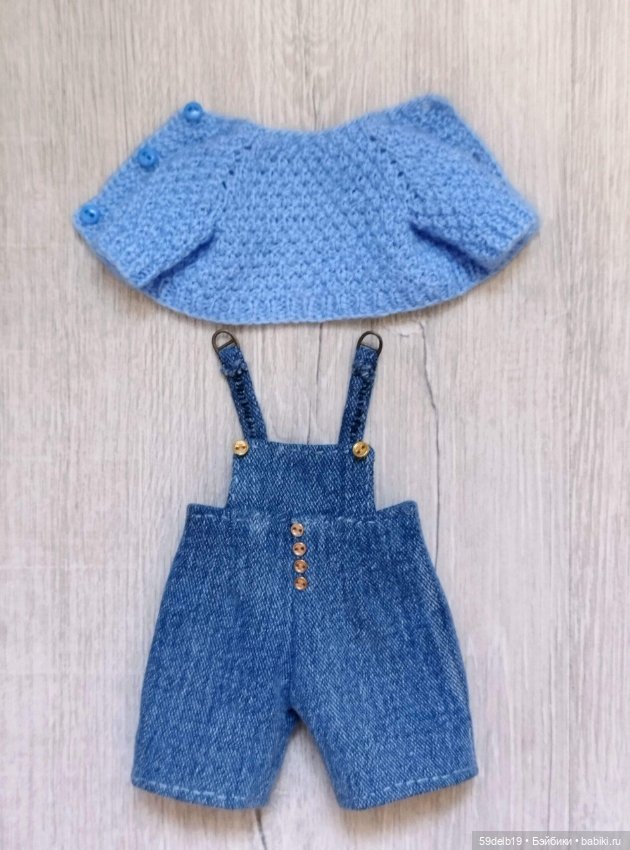 Джинсовый комбинезончик для мини Мии