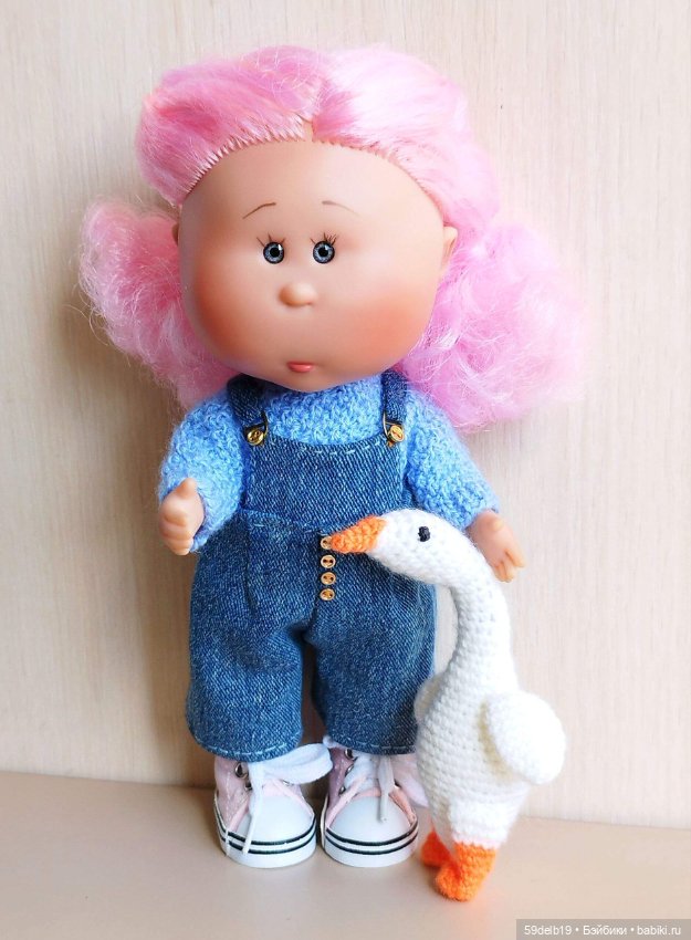 Джинсовый комбинезончик для мини Мии (фото 8)