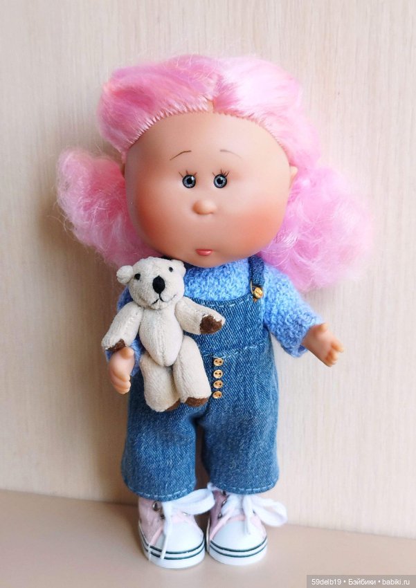 Джинсовый комбинезончик для мини Мии (фото 7)