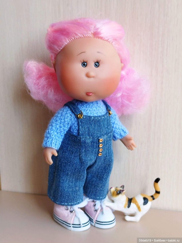 Джинсовый комбинезончик для мини Мии (фото 5)