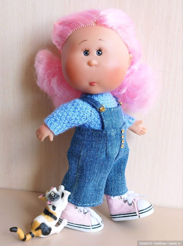 Джинсовый комбинезончик для мини Мии (фото 4)