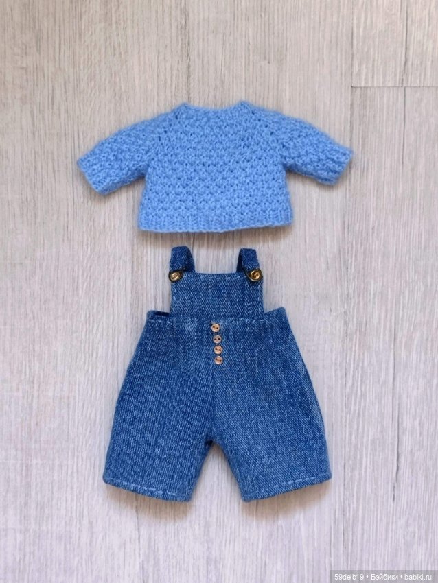 Джинсовый комбинезончик для мини Мии