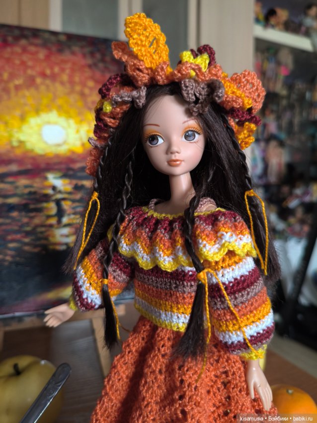 Осенний костюм для Kurhn — Одежда и обувь для кукол своими руками: фото (фото 9)