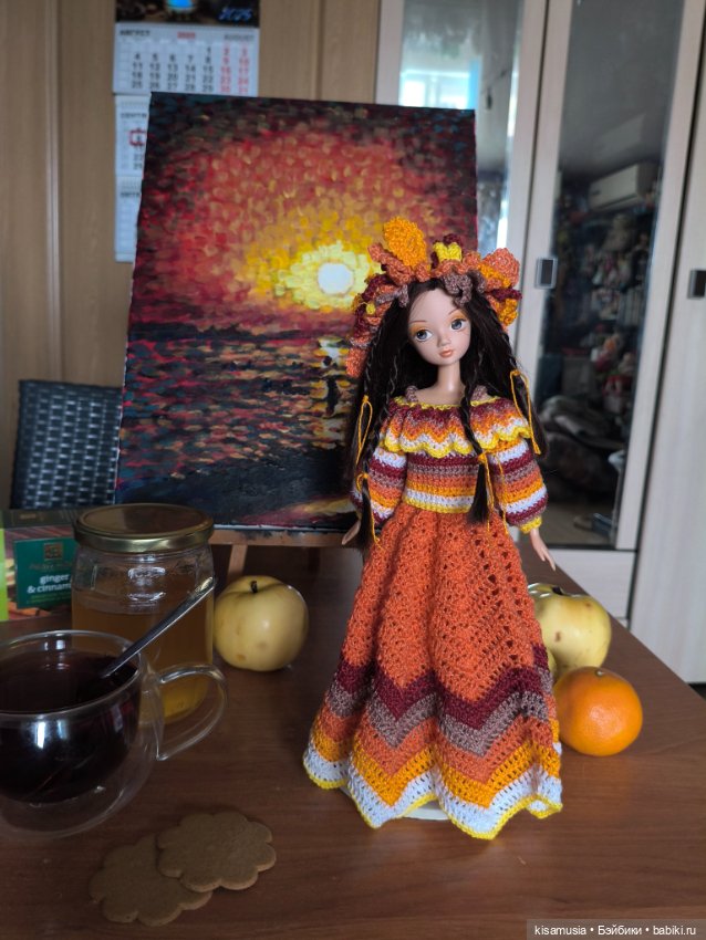 Осенний костюм для Kurhn — Одежда и обувь для кукол своими руками: фото (фото 6)