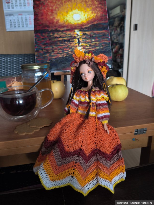 Осенний костюм для Kurhn — Одежда и обувь для кукол своими руками: фото (фото 5)