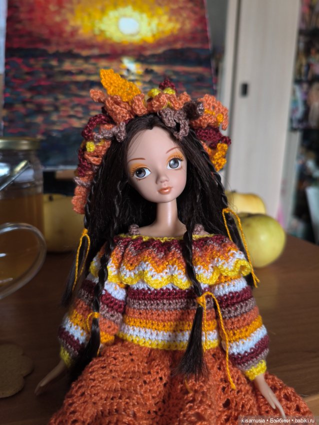 Осенний костюм для Kurhn — Одежда и обувь для кукол своими руками: фото (фото 4)