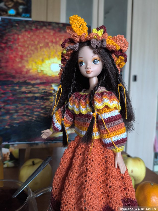 Осенний костюм для Kurhn — Одежда и обувь для кукол своими руками: фото