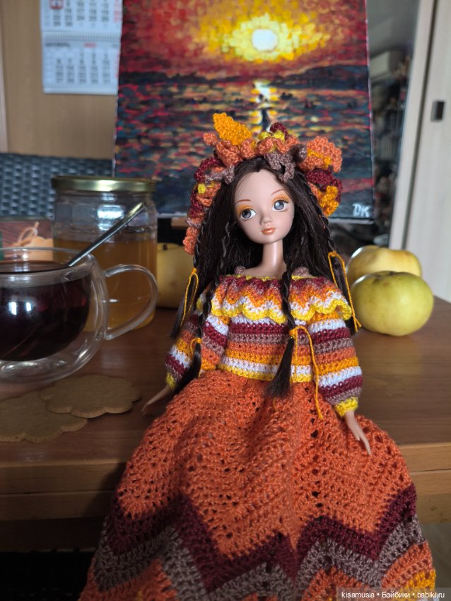 Осенний костюм для Kurhn — Одежда и обувь для кукол своими руками: фото (фото 3)
