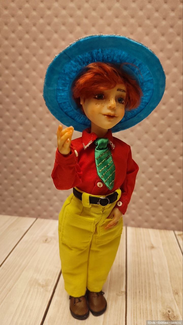 Незнайка — Авторские шарнирные куклы своими руками: лепка (фото 3)