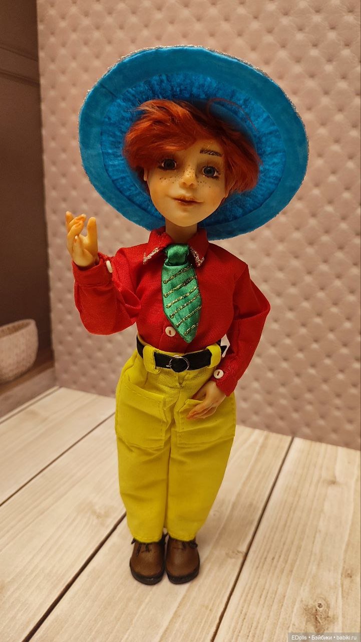 Незнайка — Авторские шарнирные куклы своими руками: лепка