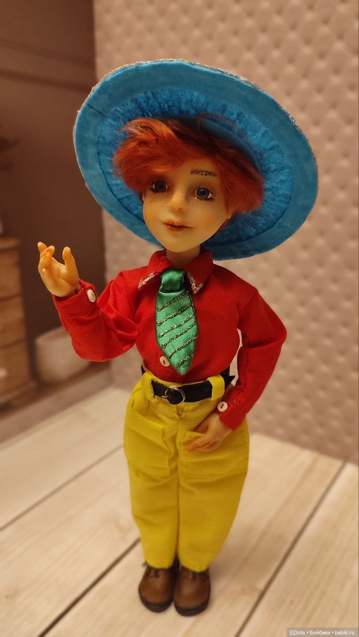 Незнайка — Авторские шарнирные куклы своими руками: лепка (фото 2)
