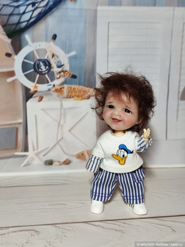 Митяйка - шалунишка — Куклы и тела Obitsu 11 (Ob11): гибриды (фото 3)