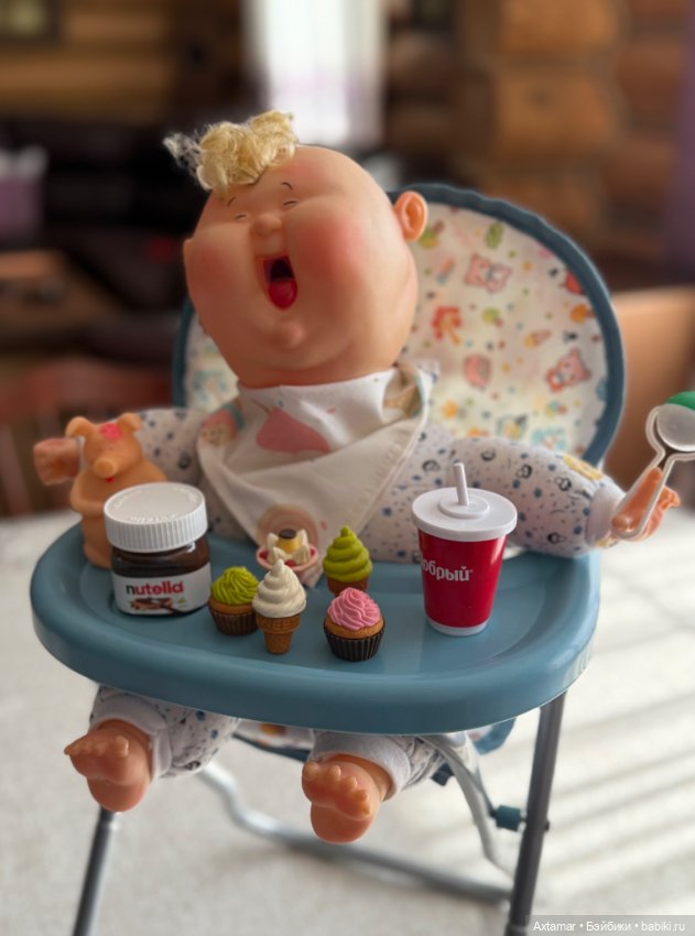 Рацион Пухляша 🥣 — Игровые куклы разных производителей (Разное): редкие бренды (фото 8)