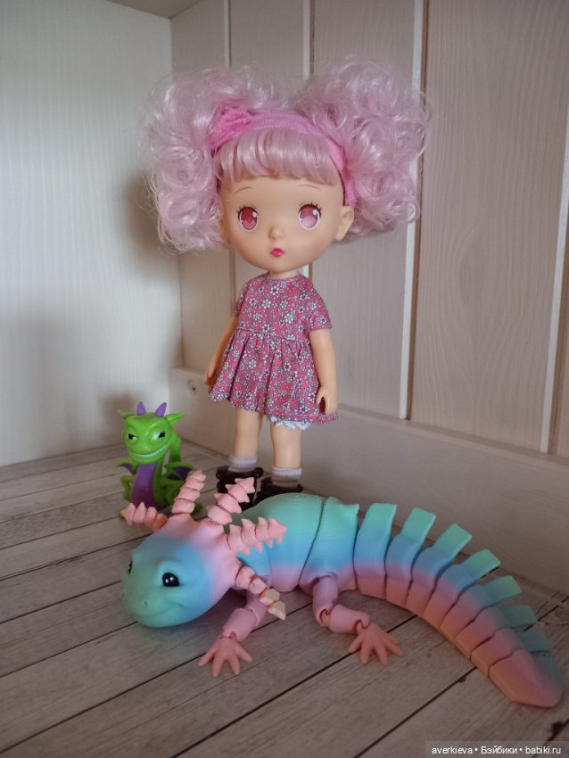 Симона, розовая зефирка — Азиатские виниловые куклы (разное): Китай (фото 8)