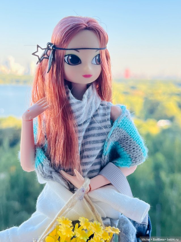 Хиппушка зеленая)) — Гибриды шарнирных кукол (не БЖД): подбор тела (фото 3)