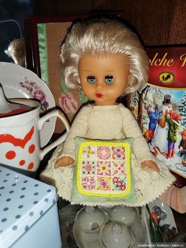 Мои вышитые подушечки — Кукольная миниатюра своими руками: еда