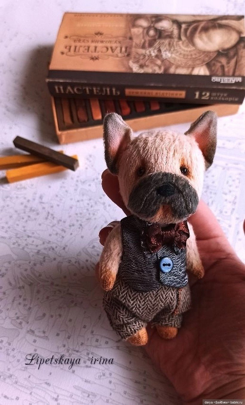 Бульдожка с выкройкой от Ирины Липецкой